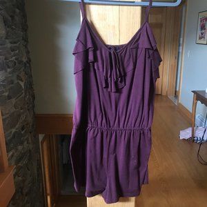 Burgundy Romper